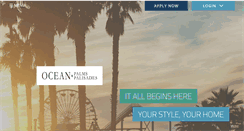 Desktop Screenshot of liveatoceanpalmsandpalisades.com